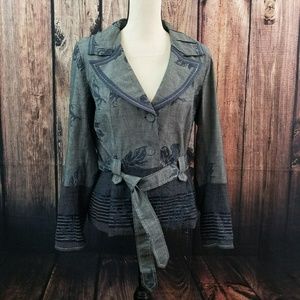 Coldwater Creek chambray blazer classic